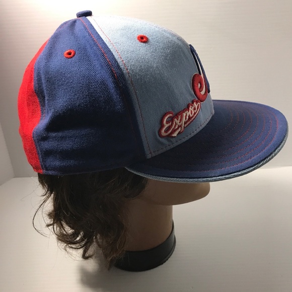VTG.Montreal Expos Newera 7 1/2 59Fifty New Era 💯 Wool 3 Color Embroidered - Picture 4 of 13